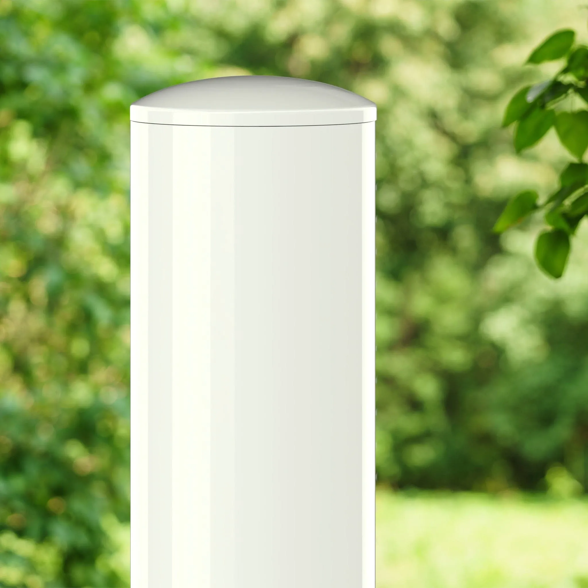 2 in. Internal PVC Dome Cap, Furniture Grade - White