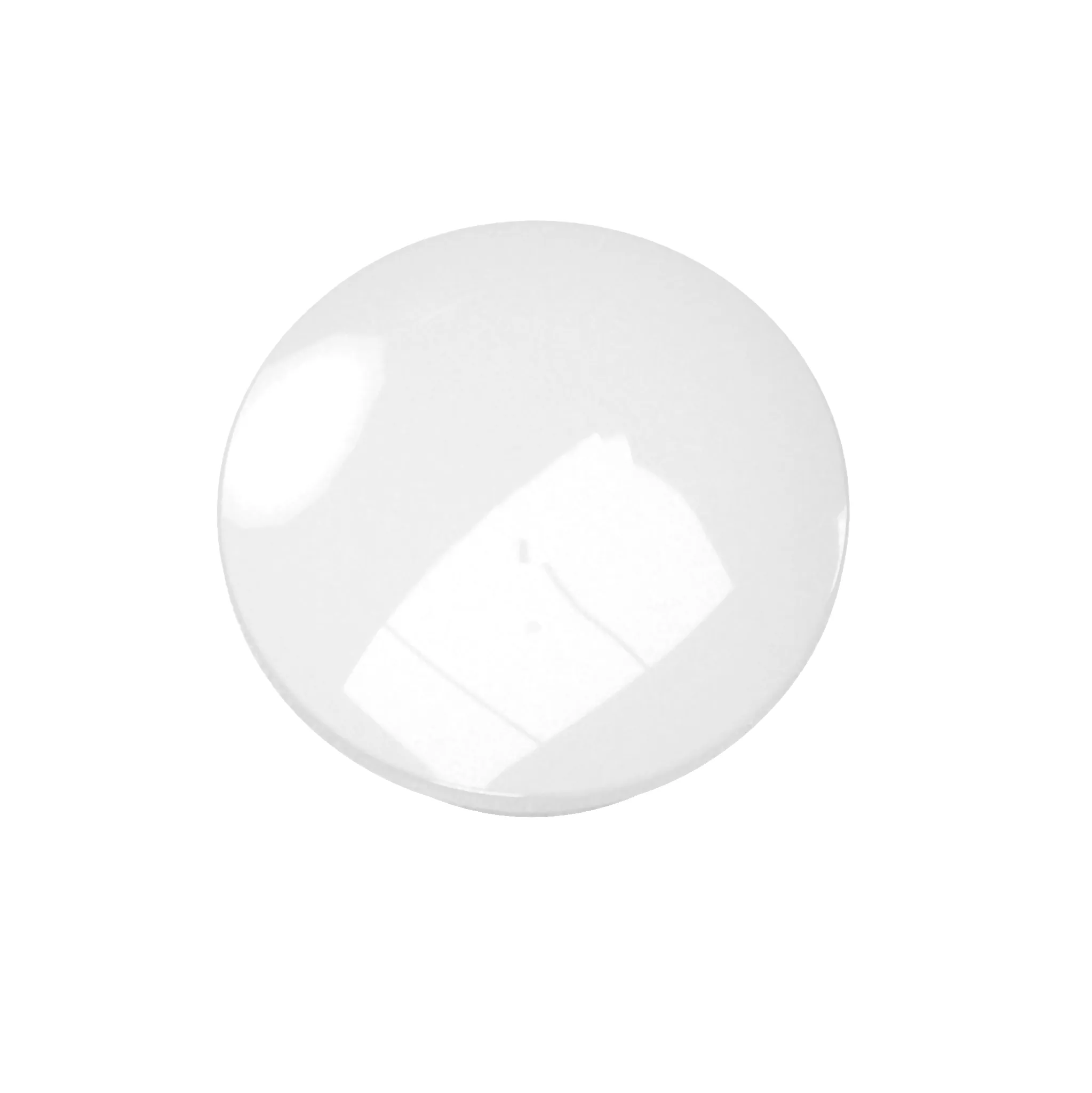 2 in. Internal PVC Dome Cap, Furniture Grade - White