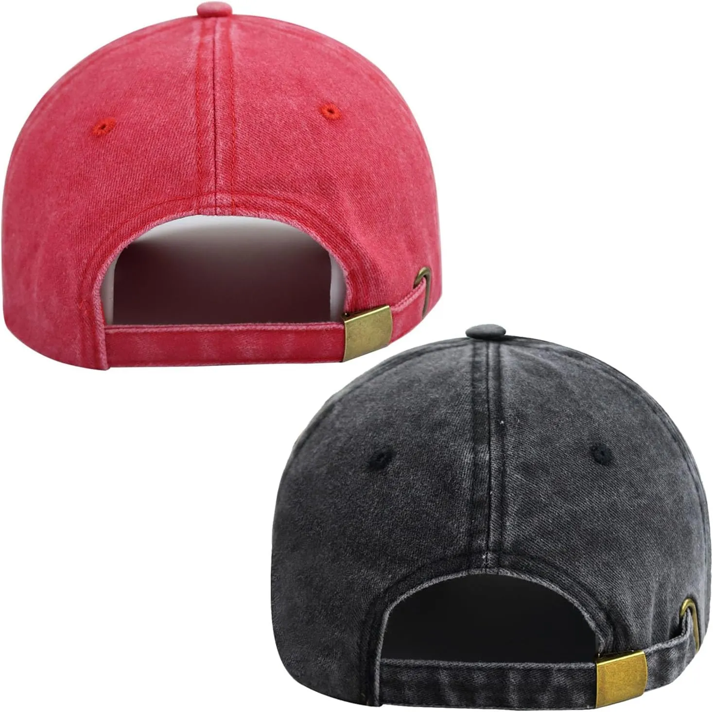2PCS Mr and Mrs 2025 Hats for Men Women, Adjustable Cotton 3D Embroidered Gifts Baseball Cap