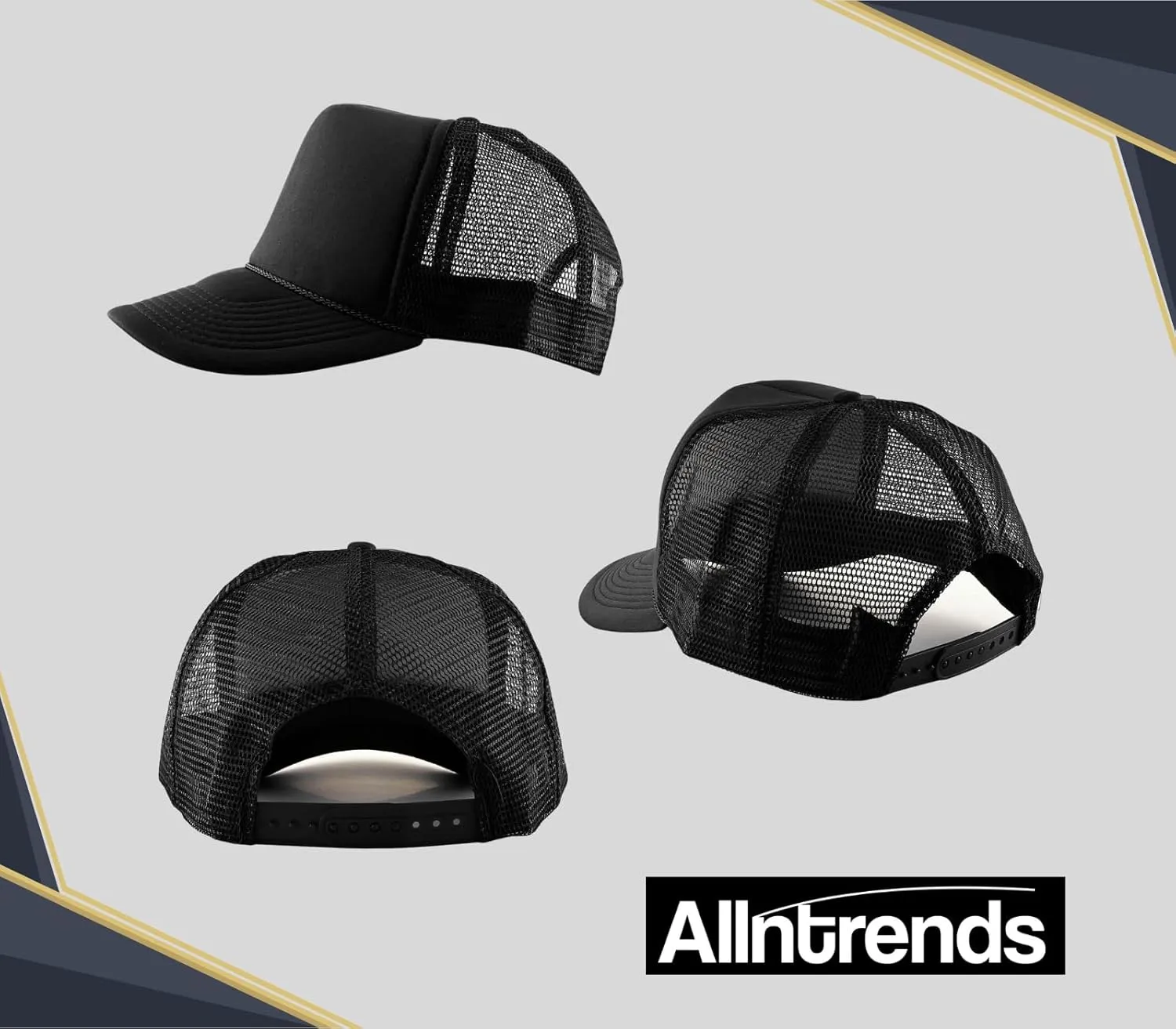 ALLNTRENDS This is My Cowboy Hat Embroidered Trucker Hat Funny Western Snapback Cap