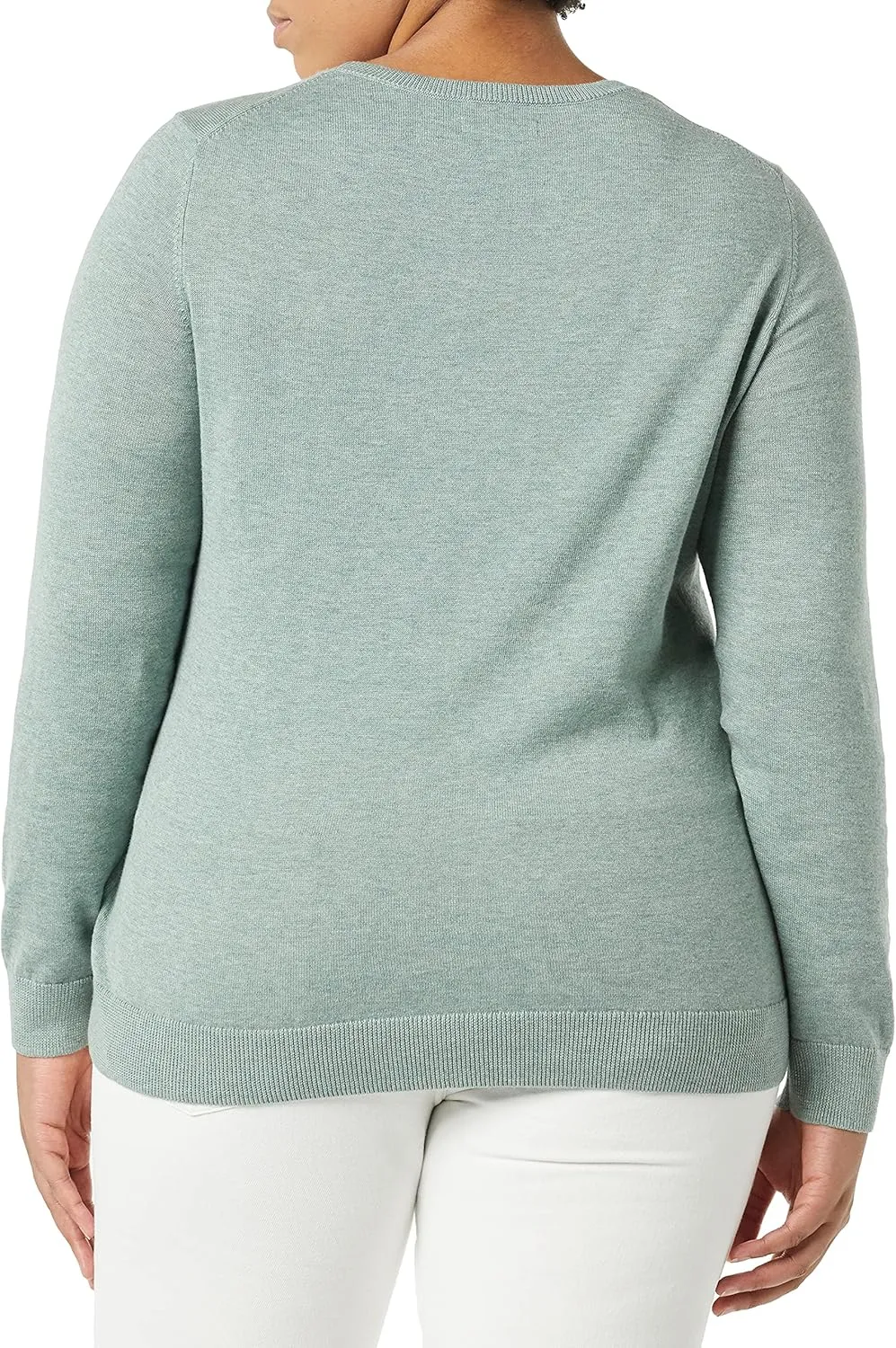 Amazon Essentials Women's Long-Sleeve Lightweight Crewneck Sweater (Available in Plus Size)