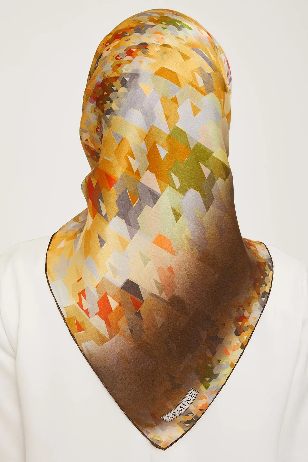 Armine Pixel Chic Silk Scarf #53