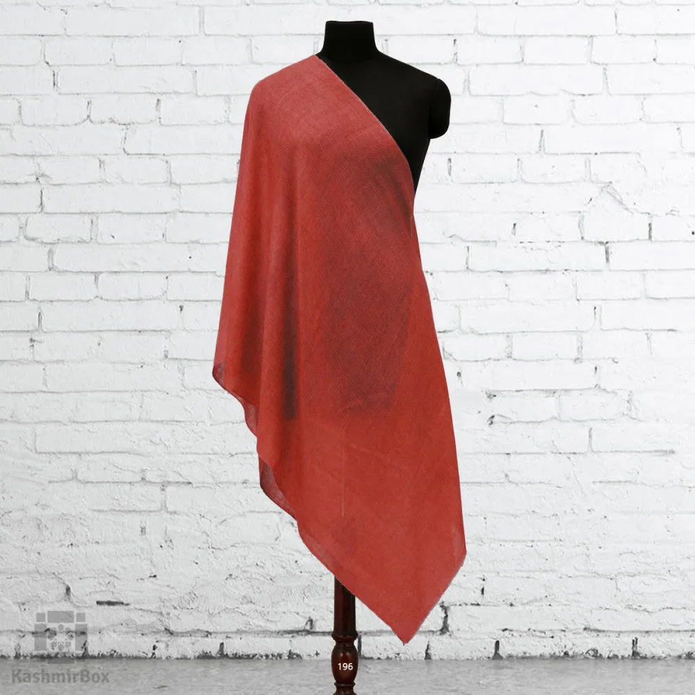 Berry Red Woolen Shawl