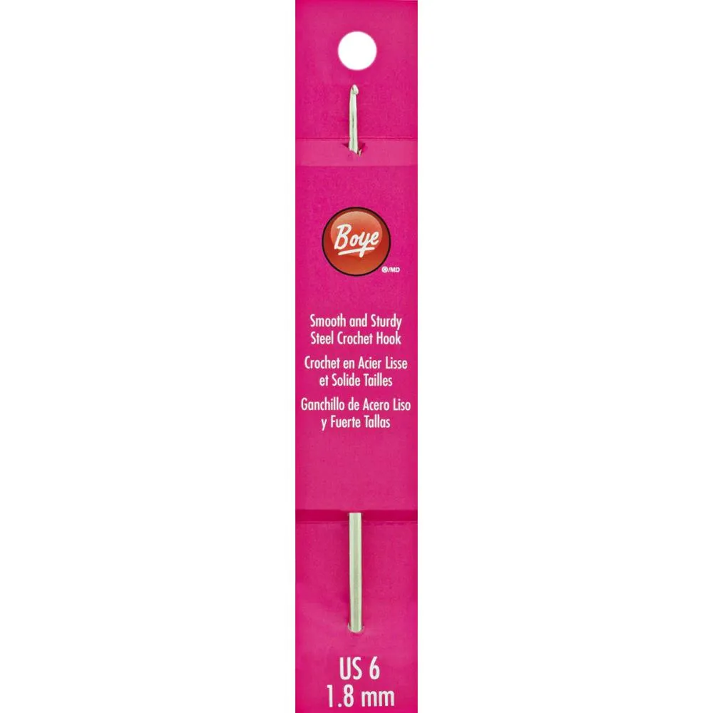 Boye Steel Crochet Hooks
