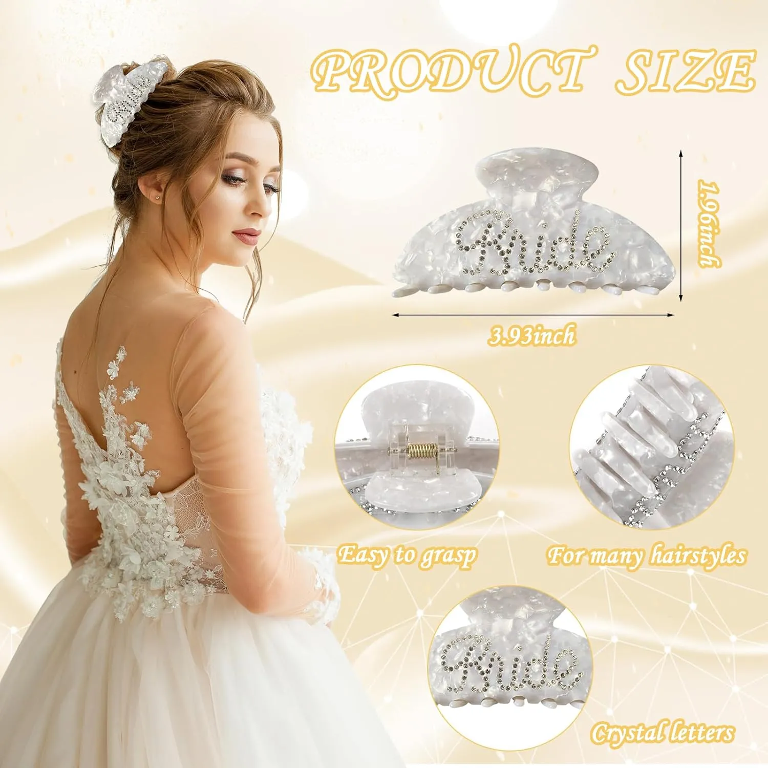 Bride to Be Gifts - Bridal Shower & Wedding Gifts - Bride Tote Bag, Slippers & Robe for Wedding Day