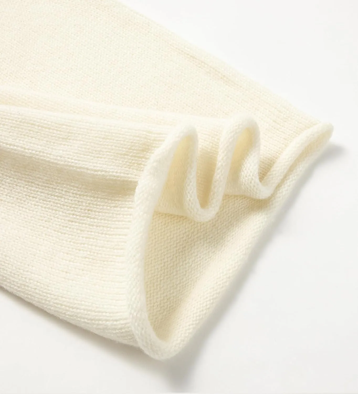 Cashmere Wool Slouchy Beanie for Women and Men, Knitted Winter Ski Cap