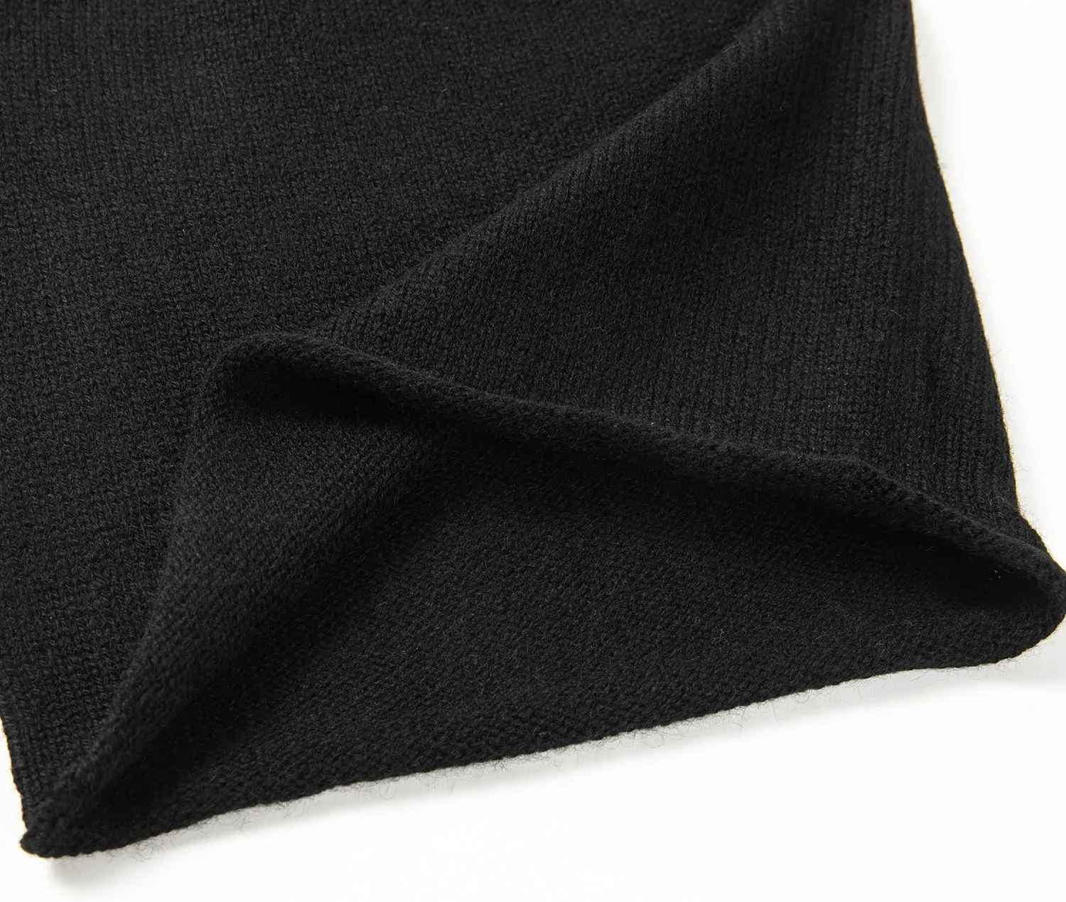 Cashmere Wool Slouchy Beanie for Women and Men, Knitted Winter Ski Cap