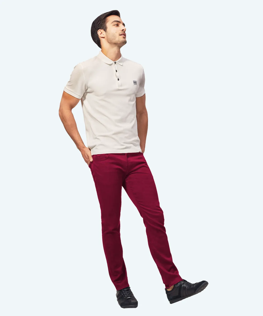 Classic denim trousers
