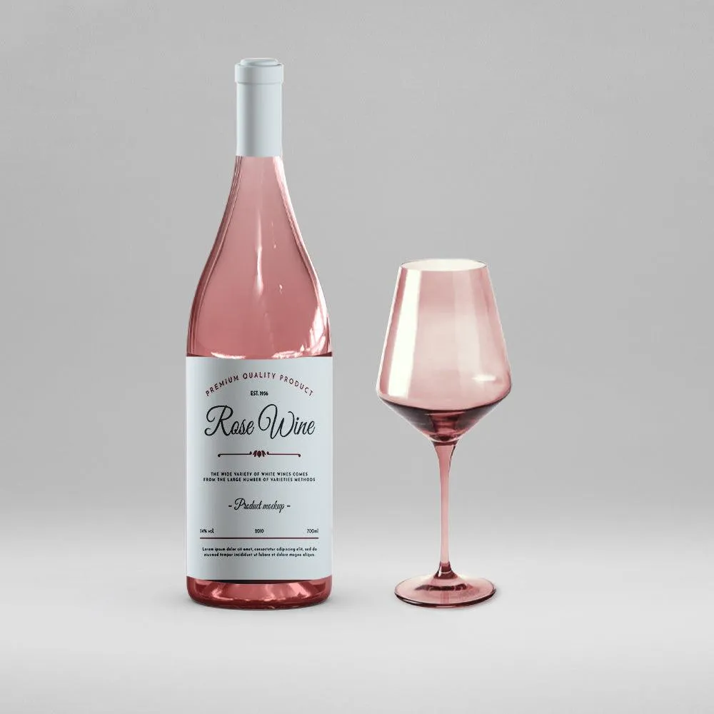 Custom 400ml Hand-Blown Colored Wine Glasses