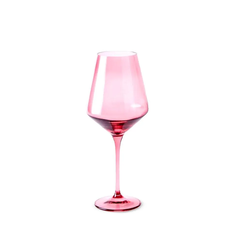 Custom 400ml Hand-Blown Colored Wine Glasses