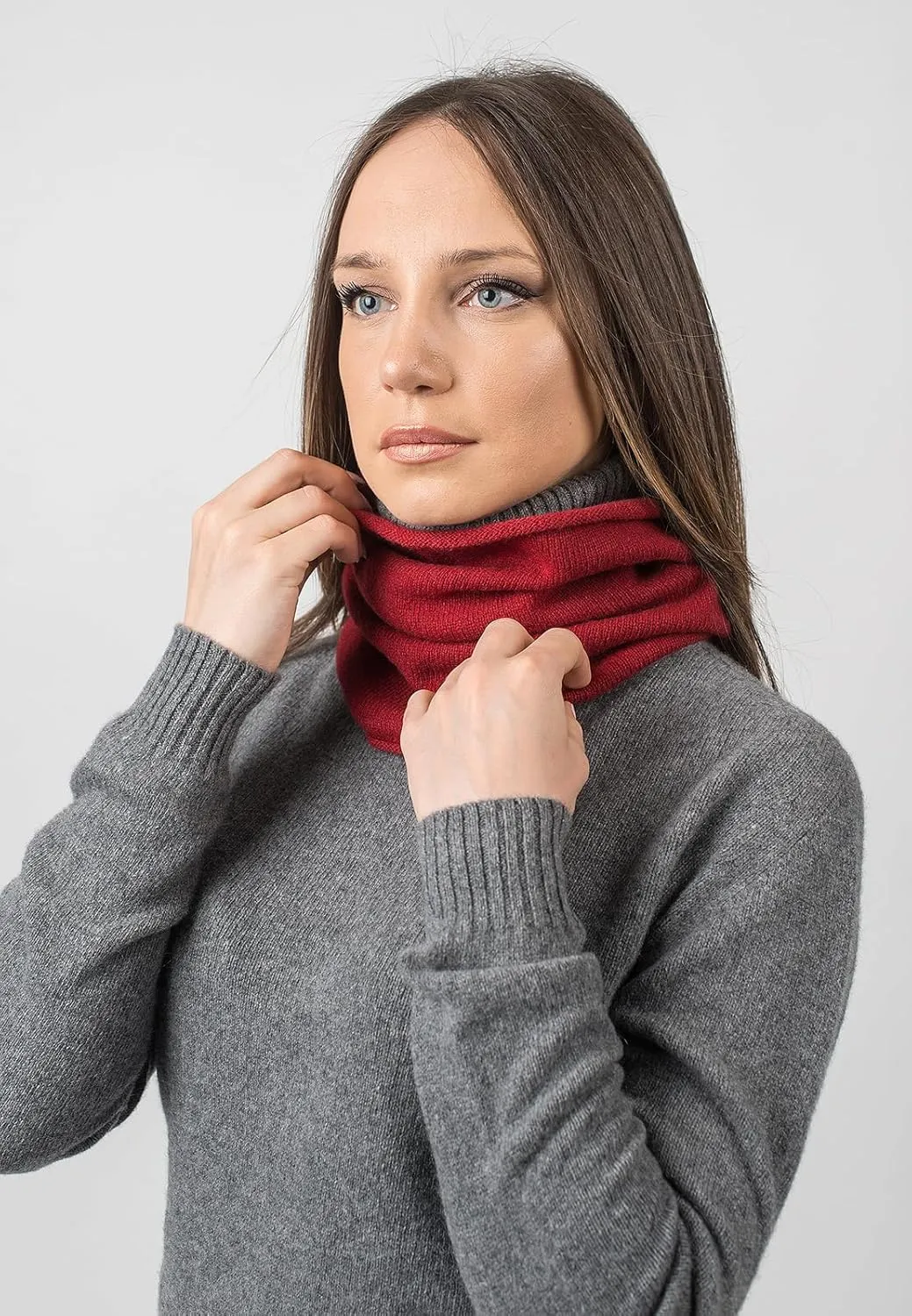 Dalle Piane Cashmere - Infinity scarf in 100% regenerated cashmere - Woman/Man, One size