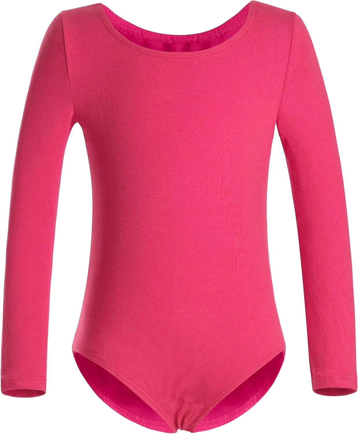 DANSHOW Girls' Team Basic Long Sleeve Leotard for Toddler Gymnastics Dance Ballet