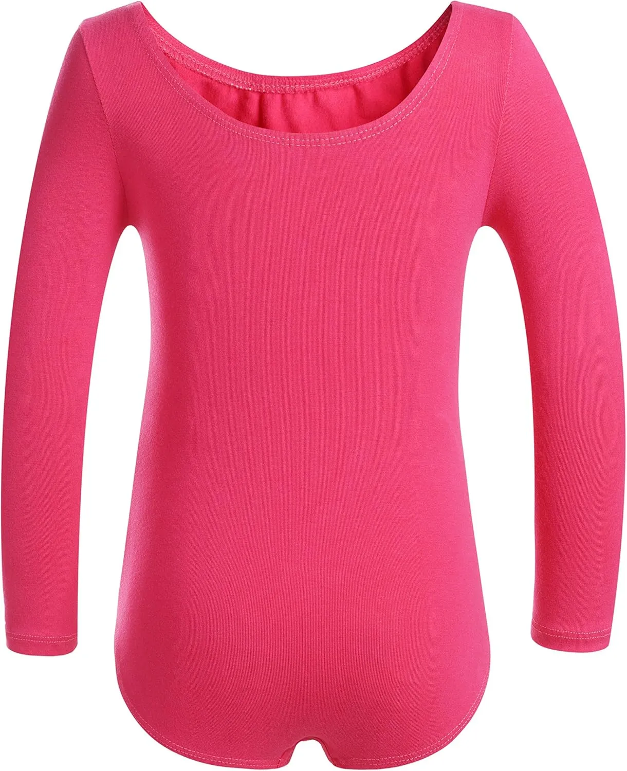 DANSHOW Girls' Team Basic Long Sleeve Leotard for Toddler Gymnastics Dance Ballet