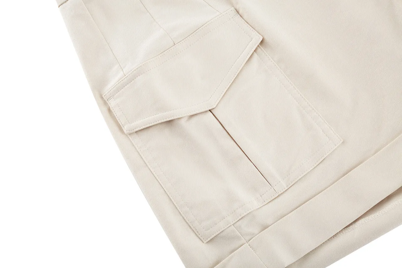 Flap Pocket Cargo Shorts