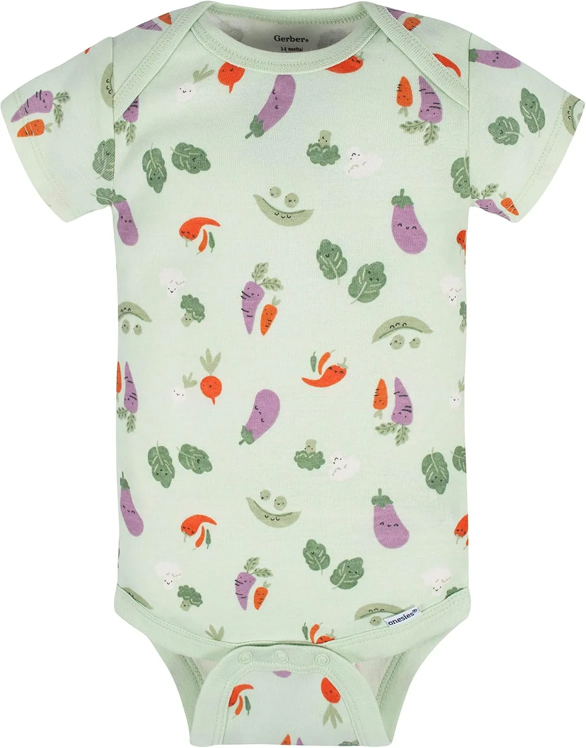 Gerber baby-girls 5-pack Short Sleeve Variety Onesies Bodysuits