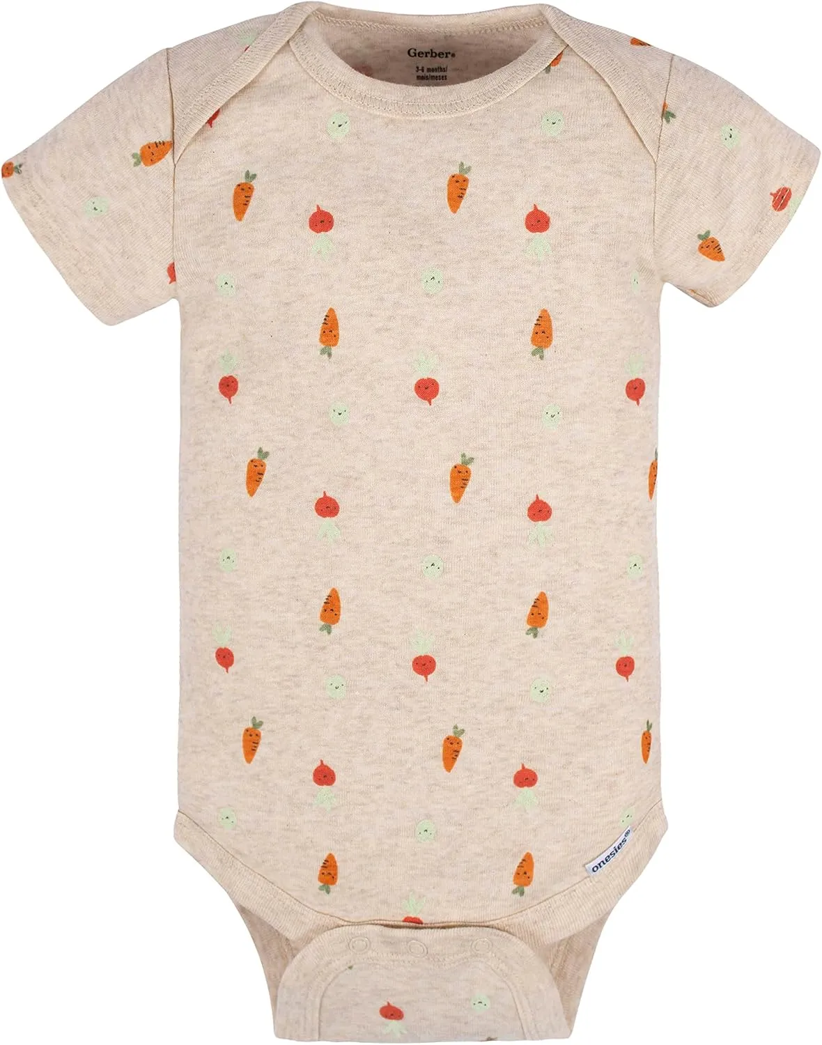 Gerber baby-girls 5-pack Short Sleeve Variety Onesies Bodysuits