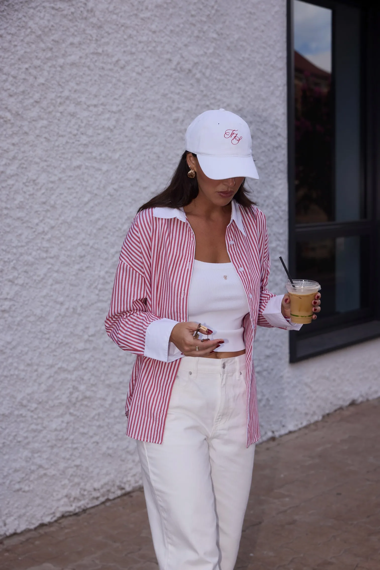 JD X TOAST Cap - White/Red