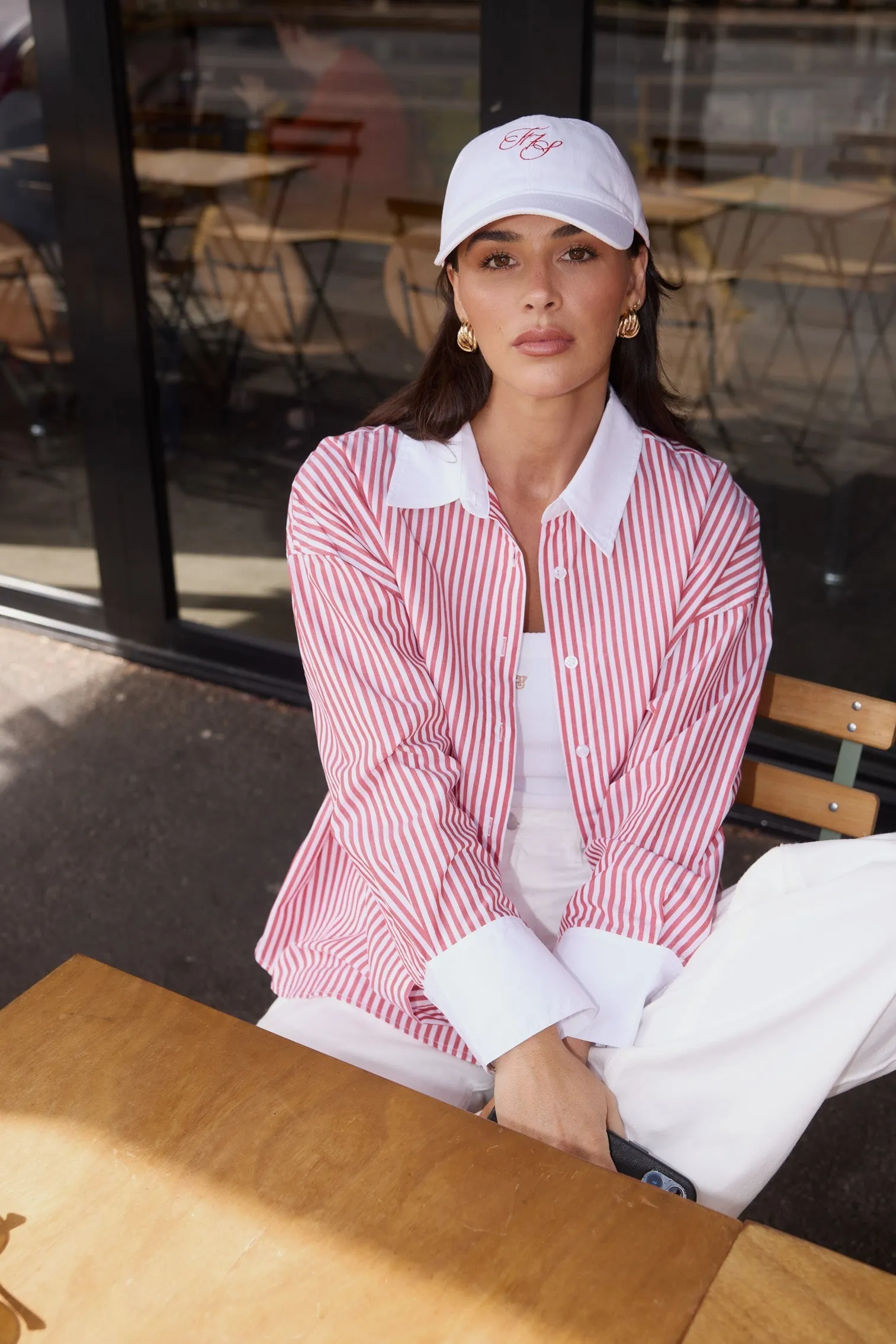 JD X TOAST Cap - White/Red