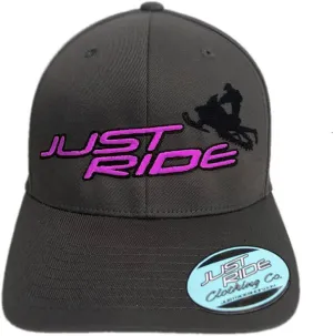JUST RIDE Mountain Sled Hat Cap Snowmobile Custom Colors Personalized