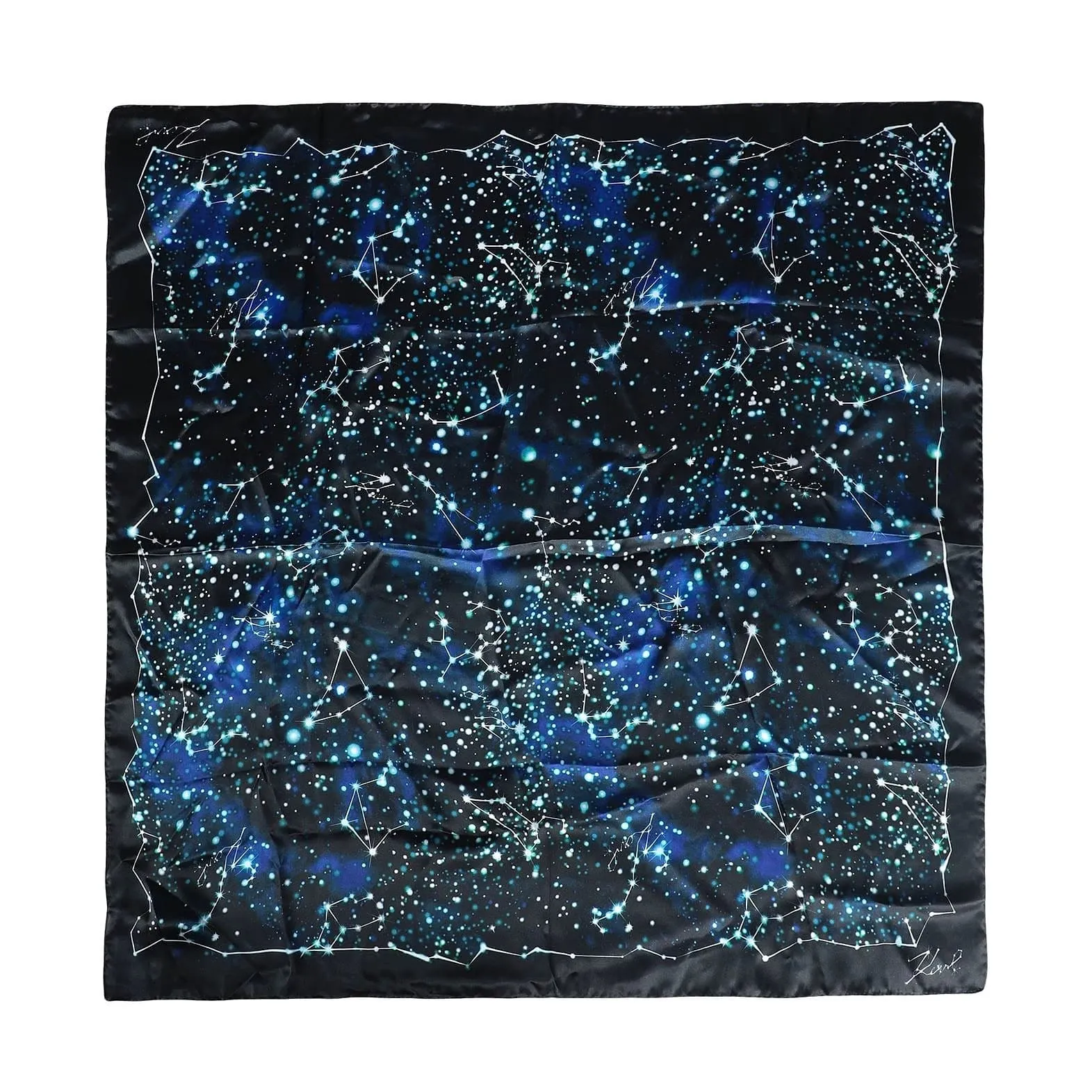 Karl Lagerfeld K/space Milkyway Evening scarf, black