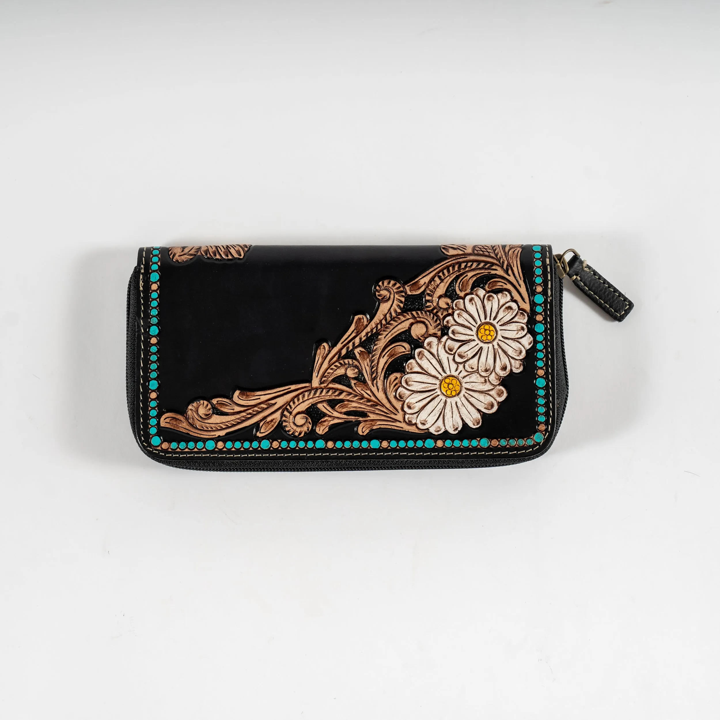 Leather Etched Wallet