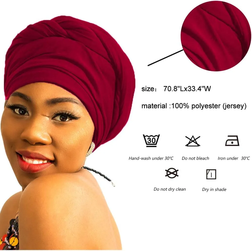LMVERNA Women's Jersey Hijab Scarves Fashion Long Plain Muslim Head Scarf Wrap Shawls