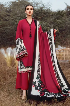 M Prints by Maria B Unstitched 3 Piece Winter Shawls Collection'2022-MPT-1609-B