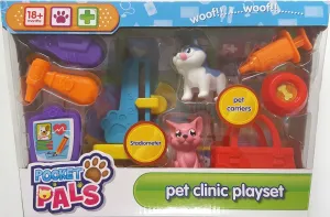 POCKET PALS PET CLINIC PLAYSET ASSORTED STYLES