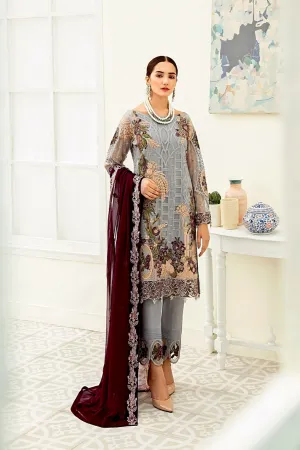 Ramsha Chevron Chiffon Collection 2020 – F-1909