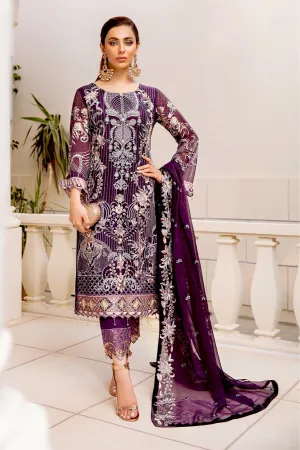 Ramsha Chevron Chiffon Collection Vol-4 – A-408