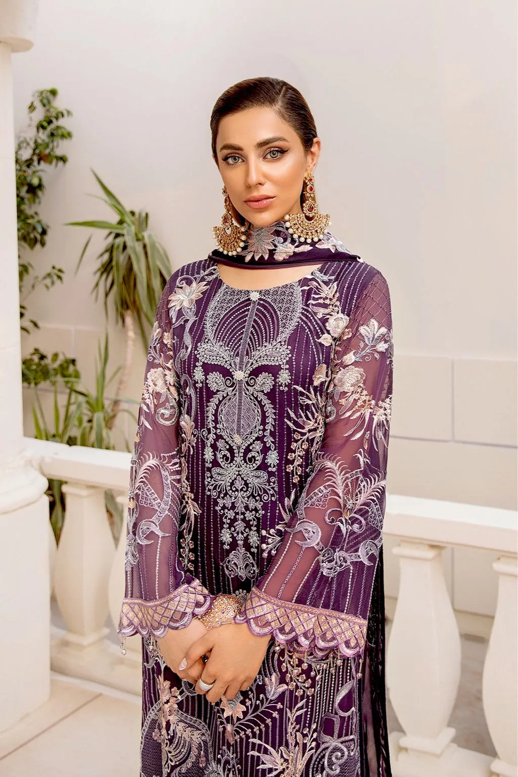 Ramsha Chevron Chiffon Collection Vol-4 – A-408