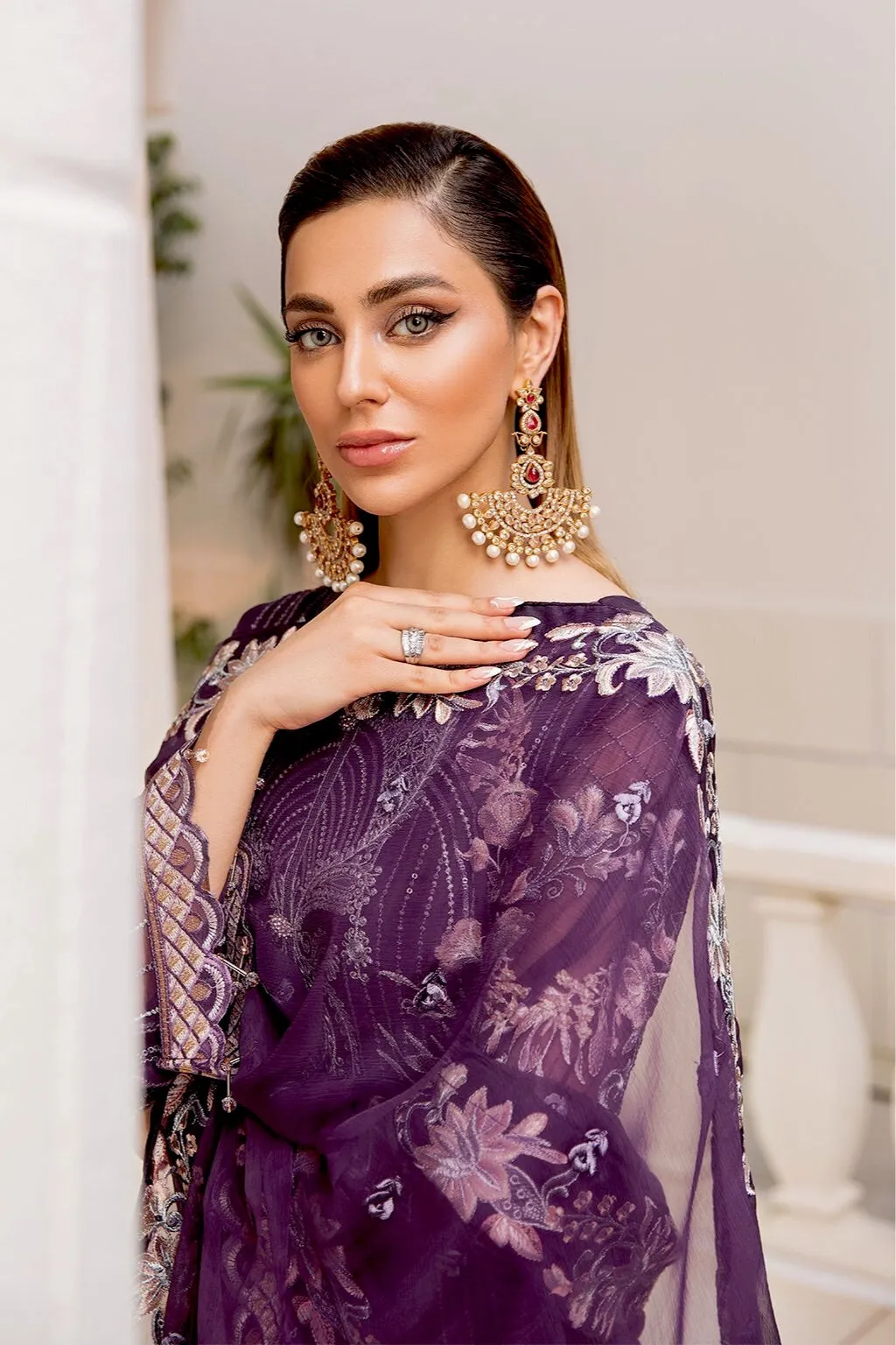 Ramsha Chevron Chiffon Collection Vol-4 – A-408