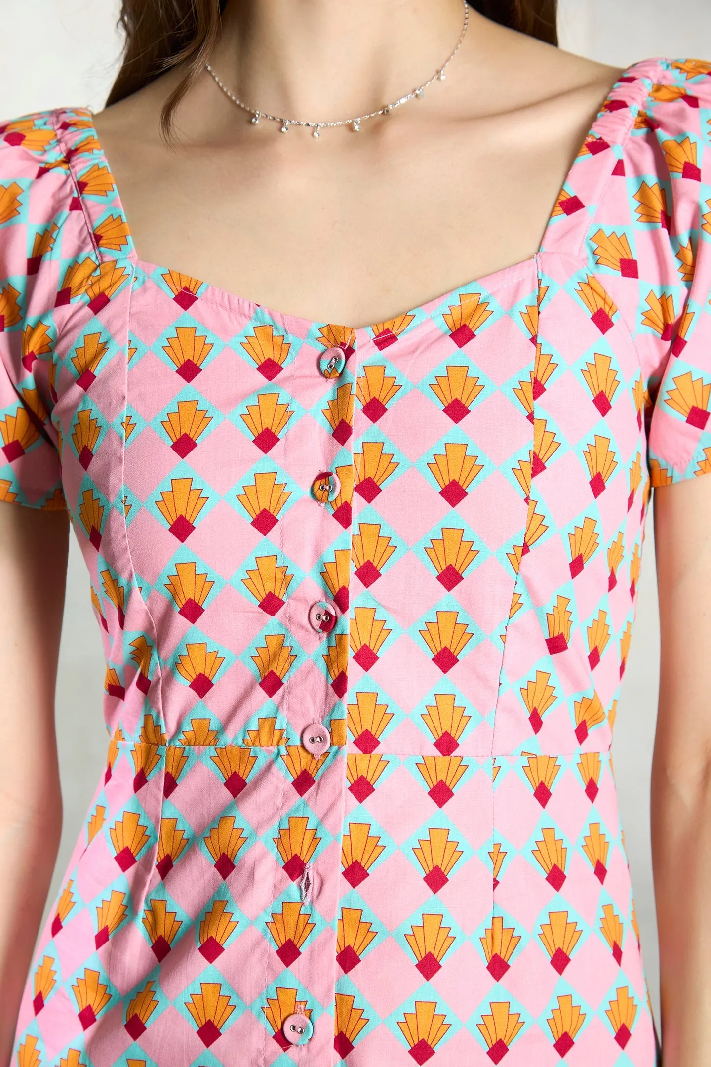 Rida|Printed Mini Dress