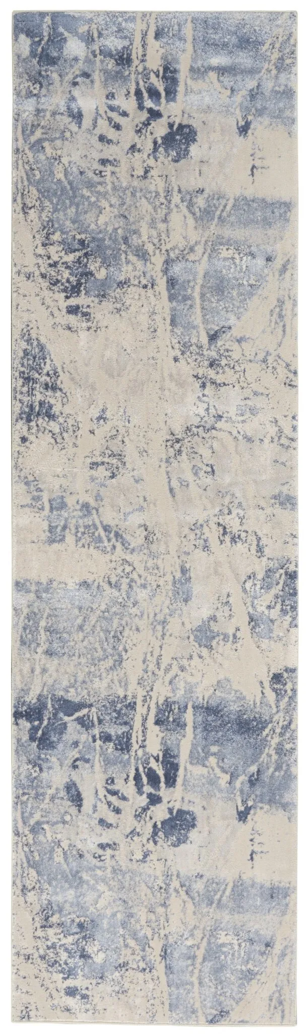 Silky Textures SLY02 Blue/Cream Rug