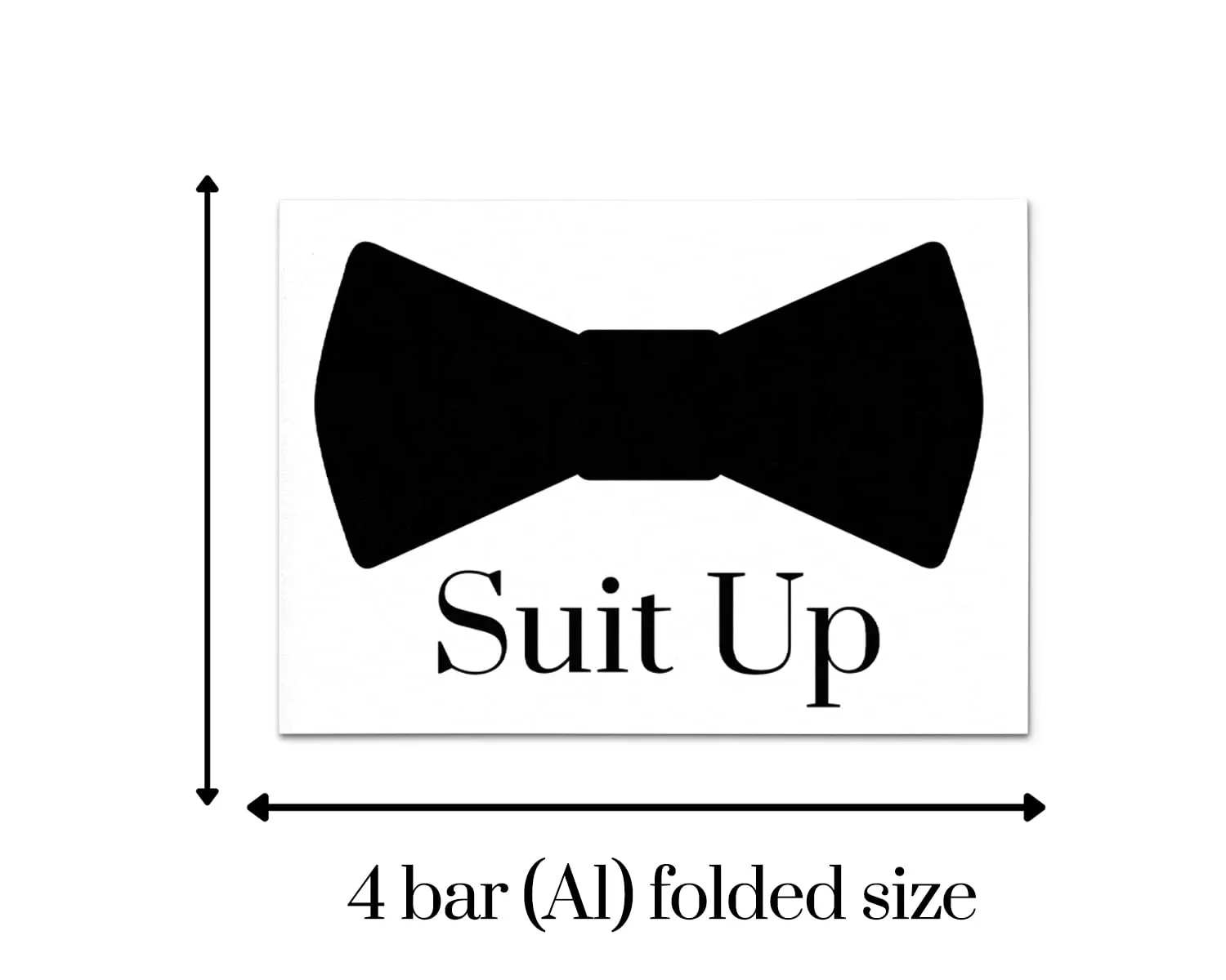 Sophisticated Grey Envelope Groomsmen Cards - 8-Pack