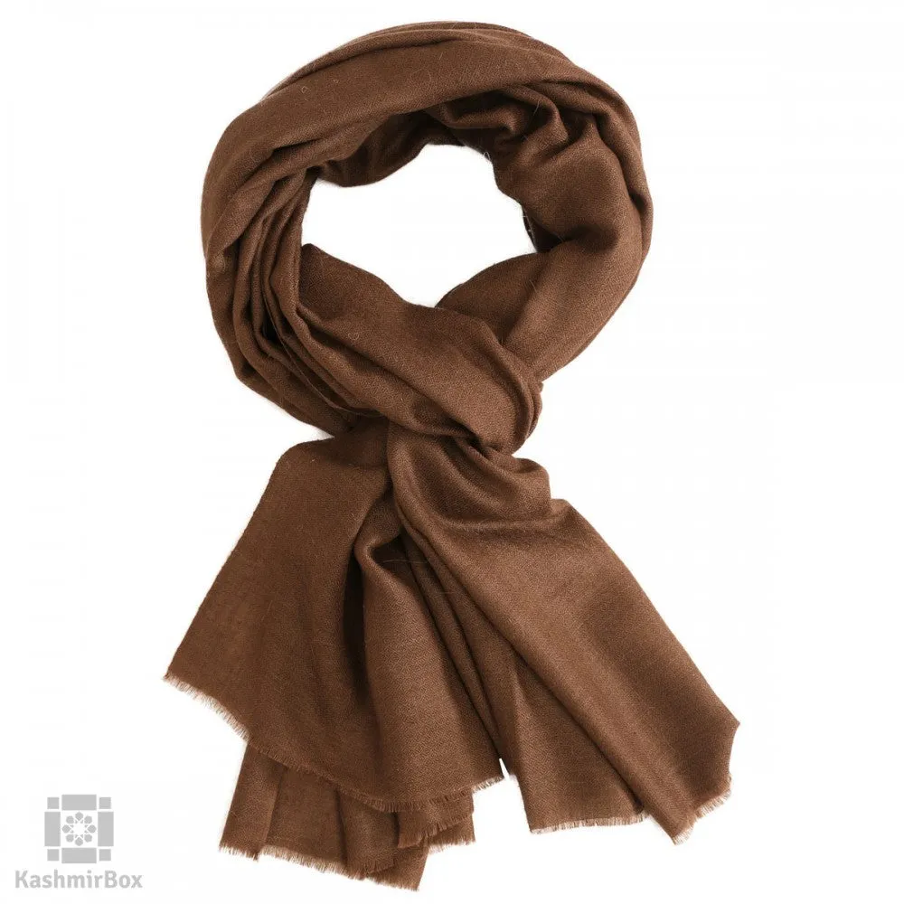 Tawny Brown Woolen Shawl