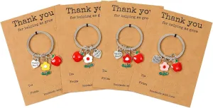 Teacher Appreciation Keychain Gifts Thank You for Helping Me Grow Keychain Teacher Day Christmas Gift