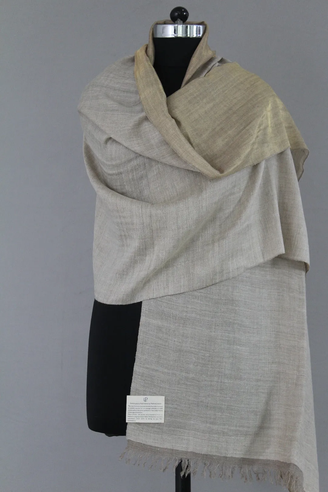 Tehreem Metallic Reversible Cashmere Stole