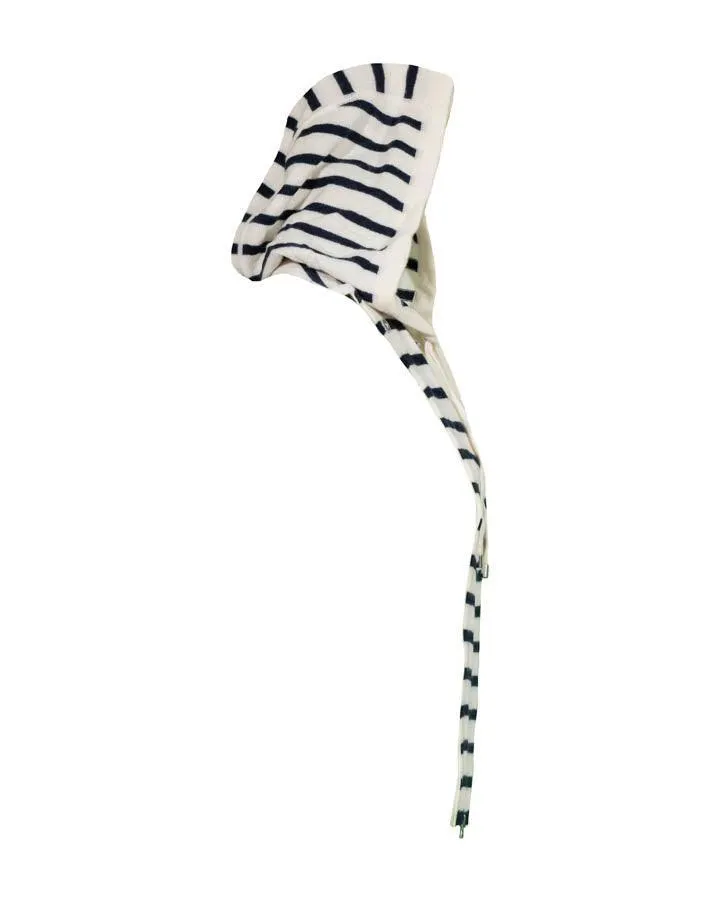 Veronica Beard Striped Cashmere Hoodie Dickey