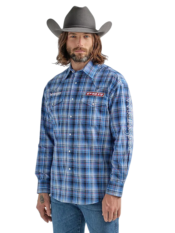 Wrangler Men's Western Snap Shirt - Big